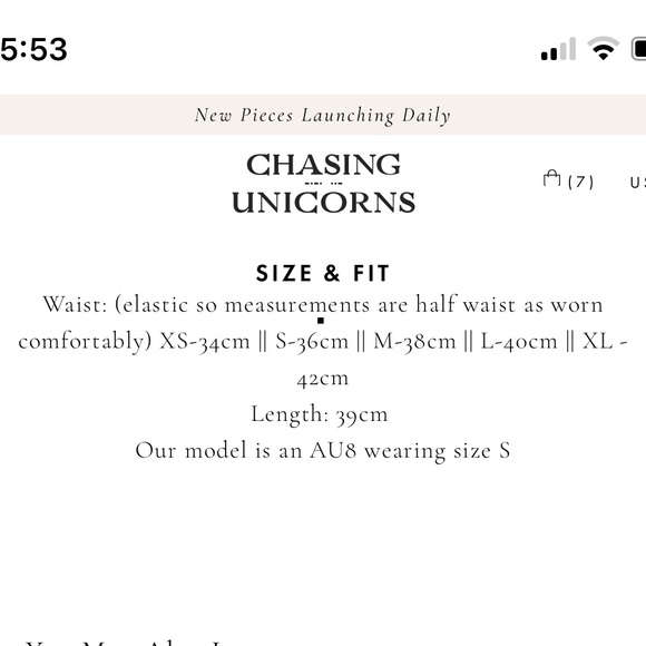 NWT Chasing Unicorns Cool + Calm Crochet Mini Skirt Sz M - Picture 9 of 9